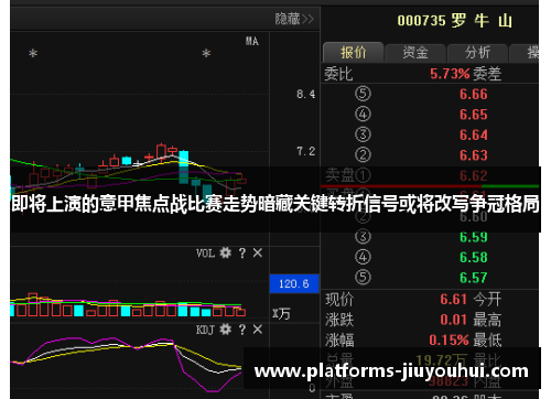即将上演的意甲焦点战比赛走势暗藏关键转折信号或将改写争冠格局